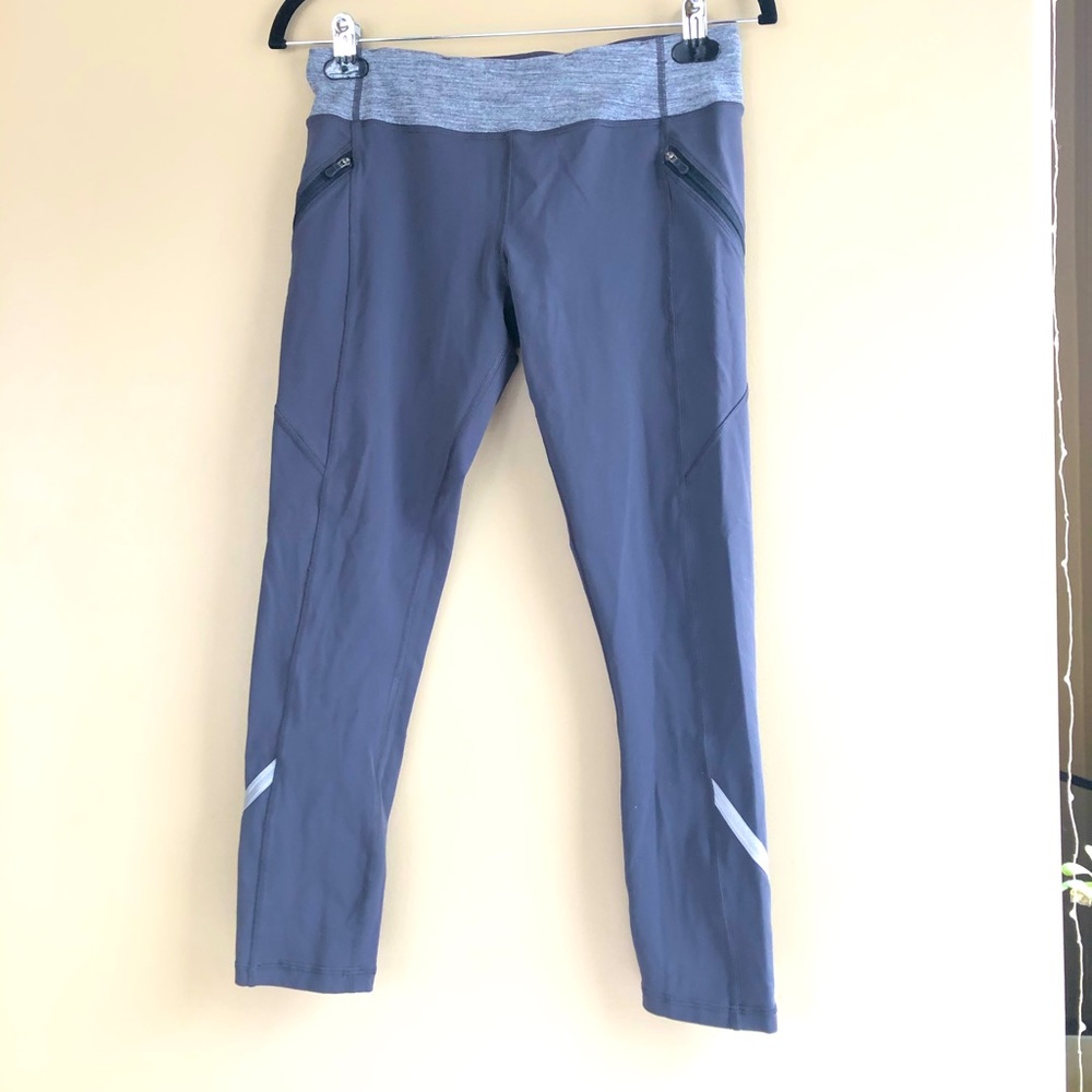 Lululemon Cropped Grey Leggings